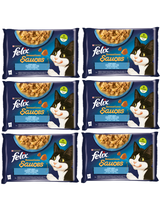 FELIX Sensations Sauces Karma dla kotów rybne smaki w sosie 12x(4x85g)