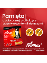 Fiprex M, 150 mg/2ml, roztwór do nakrapiania dla psów (2szt)