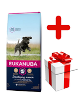 EUKANUBA Junior Large 15kg + niespodzianka dla psa GRATIS!