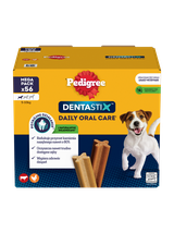PEDIGREE Dentastix przysmaki dentystyczne dla psa małe rasy 2x56 szt