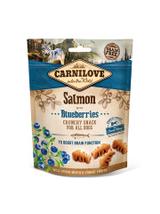 Carnilove Crunchy Snack, łosoś z jagodami 200 g