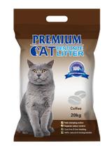 Premium Cat Żwirek Bentonitowy Zbrylający - Kawowy dla kota 20kg