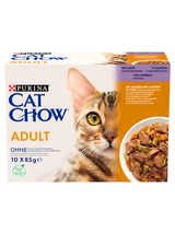 PURINA Cat Chow Adult Karma dla kotów z jagnięciną i zieloną fasolką w galaretce 10x85g