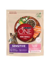 PURINA ONE Mini/Small Sensitive Łosoś, ryż - sucha karma dla psa - 800 g