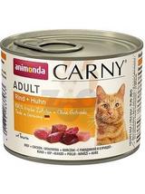 ANIMONDA Cat Carny Adult smak: wołowina i kurczak 6 x 200g