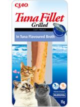 INABA  Tuna Fillet dla kota - Tuńczyk w bulionie z tuńczyka 15g