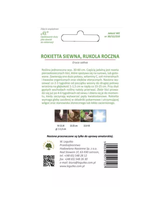 Rokietta siewna, Rukola jednoroczna