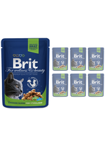 BRIT Cat Sterilised KURCZAK  6x100g