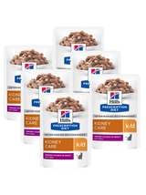 HILL'S PD Prescription Diet Feline k/d Kidney Care Wołowina 6x85g - saszetka