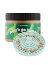 TRIXIE Junior tacka na smakołyki Licking Plate + Green Paw Don’t go Nuts 350g - Masło orzechowe z CBD dla psów (Human Grade)