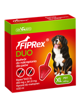 FIPREX DUO XL 402mg + 361,8 mg roztwór do nakrapiania dla psów