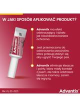 Advantix - dla psów 10-25kg (pipeta 2,5ml)+ Cestal Dog Plus tabletki na odrobaczanie psów 2 sztuki