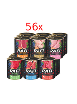 DOLINA NOTECI Rafi dla psa mix smaków 56x400g