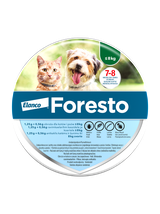 ELANCO Foresto Obroża dla kotów i psów poniżej 8kg+TRIXIE Szczypce do usuwania kleszczy 9cm