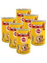PEDIGREE Adult mokra karma dla psów, z wołowiną w galaretce 6x400g