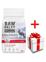Vetexpert Raw Paleo Ultra Beef Puppy Medium/ Large 10KG + NIESPODZIANKA DLA PSA GRATIS!!