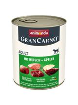 ANIMONDA GranCarno Adult Dog smak: Jeleń + jabłko 6x800g
