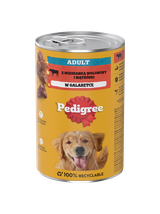 PEDIGREE Adult puszka 1200g - mokra karma pełnoporcjowa dla dorosłych psów, z wołowiną w galaretce