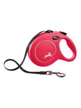 FLEXI Smycz oryginalna New Classic czerwona L 8m do 50kg- taśma