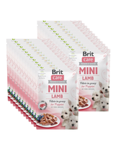 BRIT CARE Mini Lamb fillets in gravy  for puppy 24x85g