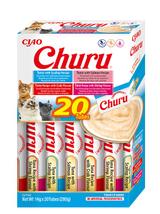 INABA  Churu dla kota - mix smaków z tuńczykiem i owocami morza 20x14g