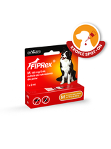 Fiprex M, 150 mg/2ml, roztwór do nakrapiania dla psów+ TRIXIE Szczypce do usuwania kleszczy 9cm