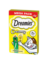 DREAMIES Creamy z serem i z kocimiętką 4x(12x10g)