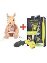 FURMINATOR dla psów długowłosych - Toy Dog XS + Zabawka dla psa GRATIS!