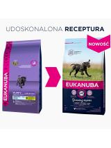 Eukanuba puppy&junior large breed 15kg +  niespodzianka dla psa GRATIS!