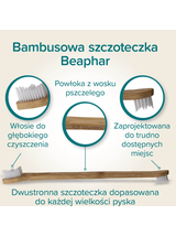 Beaphar BAMBOO TOOTHBRUSH - dwugłowicowa bambusowa szczoteczka do zębów