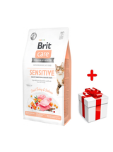 BRIT Care Cat Grain-Free Sensitive 2kg + niespodzianka dla kota GRATIS!