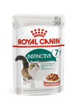 ROYAL CANIN  Instinctive +7 12x85g w sosie karma mokra dla kotów starszych, wybrednych + Royal Canin piłka dla kota GRATIS!!!