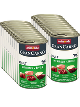 ANIMONDA GranCarno Adult Dog smak: Jeleń i jabłko 18x400g