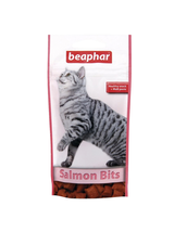 Beaphar SALMON BITS 35G - przysmak o smaku łososia z malt pastą dla kotów