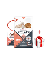 VERSELE-LAGA Opti Life Adult Skin Care Mini 7,5kg + niespodzianka dla psa GRATIS!