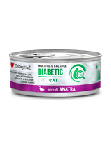 Disugual Karma mokra dla kota Weterynaryjna DIABETIC Kaczka (dorosły) 12x85g
