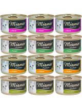 Miamor Pastete Mix smaków 12x85g puszka