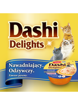 Inaba DASHI uzupełniająca karma dla kota- kurczak i łosoś 70 g