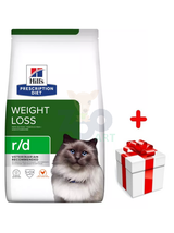 HILL'S PD Prescription Diet Feline r/d 3kg + niespodzianka dla kota  GRATIS!