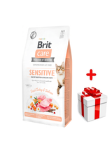 BRIT Care Cat Grain-Free Sensitive 400g + niespodzianka dla kota GRATIS!