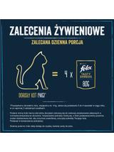 FELIX Tasty Shreds  mokra karma dla kota z kaczką i indykiem w sosie 4x80g