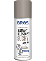 BROS suchy spray na komary i kleszcze 90ml