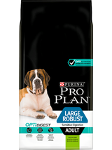 Purina Pro Plan Large Robust Optidigest, jagnięcina 14kg  + niespodzianka dla psa GRATIS!