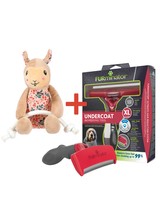 FURMINATOR dla psów długowłosych Giant + Zabawka dla psa GRATIS!