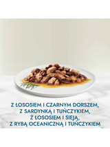 GOURMET Perle karma dla dorosłych kotów Mięsny Duet 4x85g