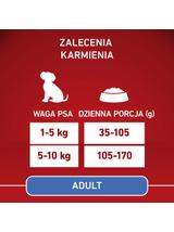 PURINA ONE Adult Mini/Small Karma dla dorosłych psów bogata w wołowinę z ryżem 3 kg/ opakowanie uszkodzone (7138)!!