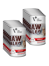 Vetexpert RAW PALEO adult beef 12x400g - wołowina puszka