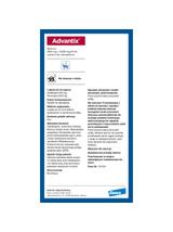 Advantix - dla psów 25-40kg (4 pipety x 4ml)+TRIXIE Szczypce do usuwania kleszczy 9cm