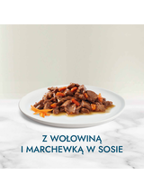 Purina Gourmet Perle Karma dla kotów mini fileciki w sosie z wołowiną i marchewką 85g