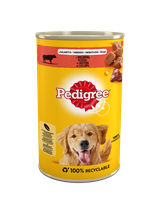 PEDIGREE Adult puszka 1200g - mokra karma pełnoporcjowa dla dorosłych psów, z wołowiną w galaretce